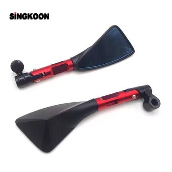 

Motorcycle Accessories 8 10mm Motorcycle Mirror RearView Mirrors Blue Glass FOR yamaha virago 535 honda msx Kawasaki versys 650