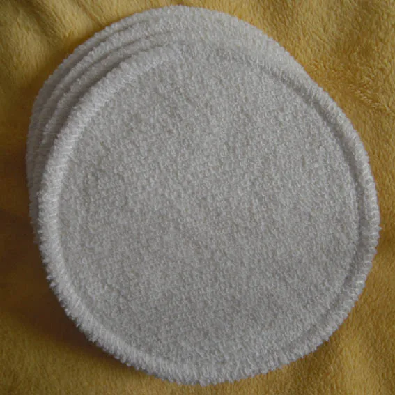 12PCS Reusable hemp Cotton Breast Pad Nursing Pads For Mum Washable Pregnant 12cm Breastfeeding pads
