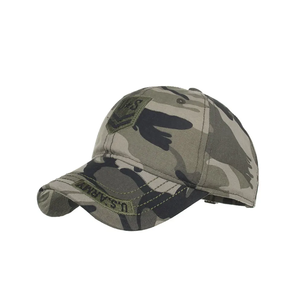 Camouflage Joymay Новое поступление камуфляжная бейсбольная Кепка с вышивкой США хлопковая тактическая бейсболка Мужская Летняя Спортивная Кепка для водителя грузовика B643 - Цвет: Camouflage
