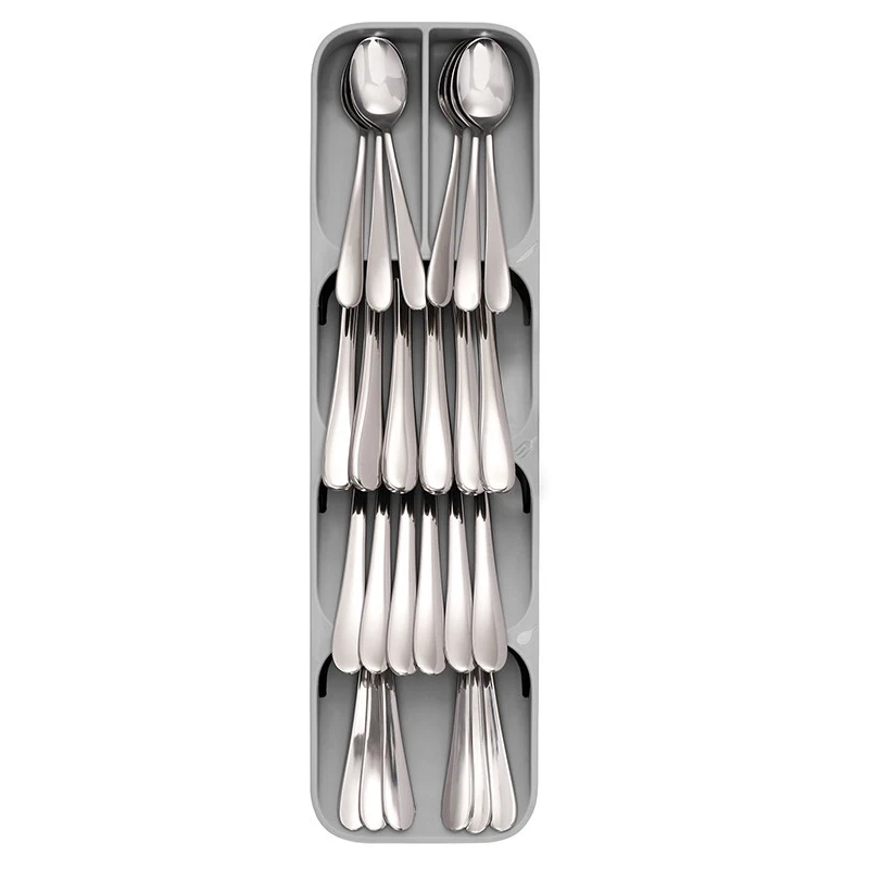 

New Design Tray/Knife/Spoon/Fork Cutlery Separation Finishing Storage Box Holder Kitchen Organizer High Quality