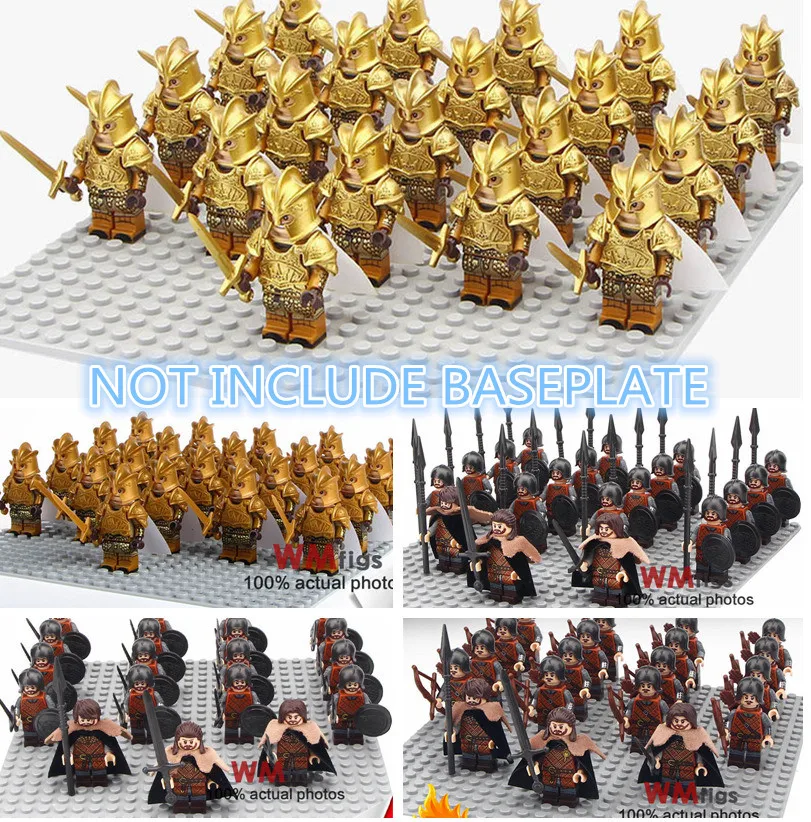 

1 set of/Game of Thrones Legoingly Kingsguard Jamie Lannister Gold Soldiers Warriors Building Blocks Gifts Toys for Children