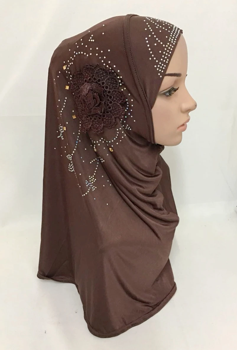 Распродажа Softy мусульманская накидка Merly удобный мусульманский хиджаб с цветком - Цвет: 3