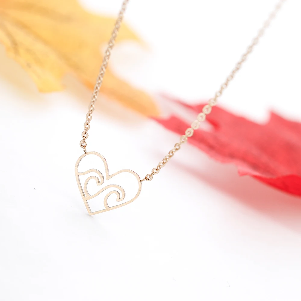 Ever Pretty women Necklace Gold Love Pendant Gift Party Jewelry custom | Украшения и аксессуары