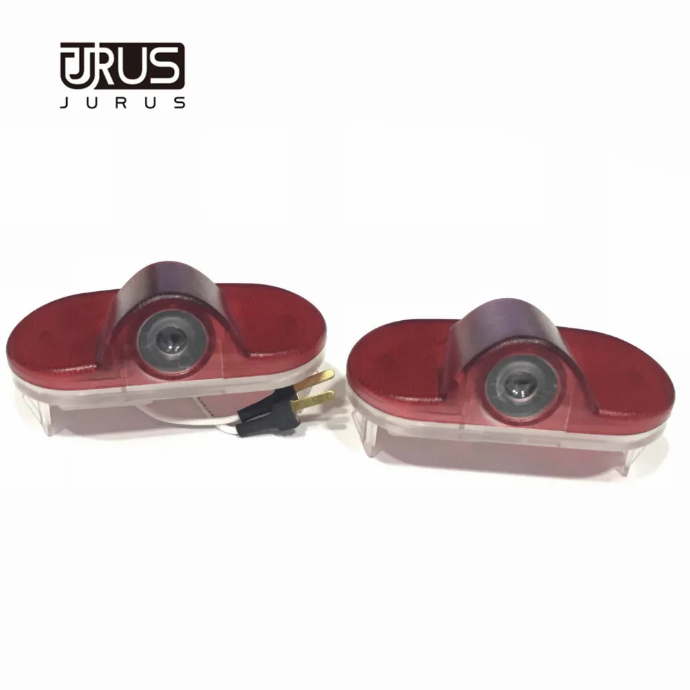 

JURUS 2Pcs Wireless Laser LED Car Door Light Welcome Logo Ghost Shadow Lamp Logo Projector Lights For Ford Mondeo MK4 S-MAX