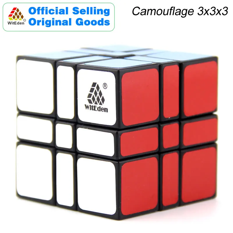 

WitEden Camouflage 3x3x3 Magic Cube 3x3 Cubo Magico Professional Speed Neo Cube Puzzle Kostka Antistress Fidget Toys For Boy