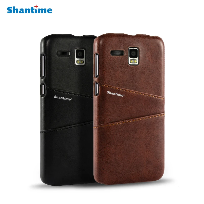 

Vintage PU Back Leather Case For Lenovo A806 Case Luxury Business Style For Lenovo A8 A808T Wallet Card Slots Phone Case