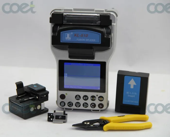 

Free Shiping! Optical Fiber Fusion Splicer JILONG KL-510E, High Quality Fusion Splicing Machine with Fiber Optical Cleaver