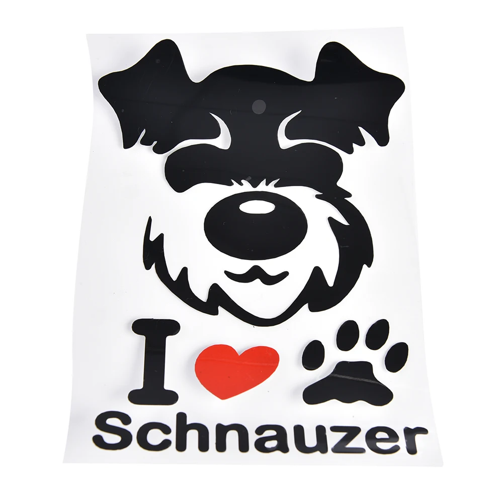1 шт. стикер для автомобиля s Pet Schnauzer милый рисунок с животными