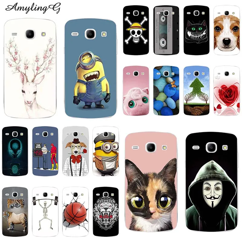 

Original Colorful Mobile Phone Cases Cover for Samsung Galaxy Core i8260 gt i8260 i8262 gt-i8262 Back Covers Capa Printed Case