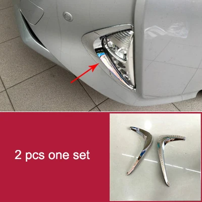 Lsrtw2017 abs передняя противотуманная фара для toyota prius xw50 - Название цвета: product picture