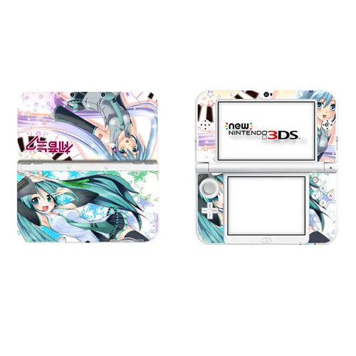 Vinyl Cover Decal Skin Sticker for NEW 3DS XL Skins Stickers for NEW 3DS LL Vinyl Skin Sticker Protector- Hatsune Miku - Цвет: DSLL0233