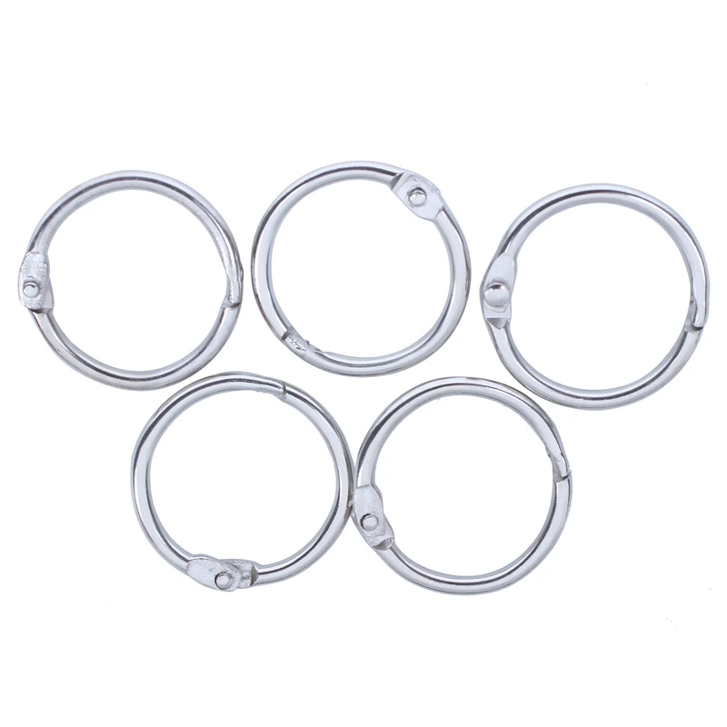 10 навесных кольца металла Binder Craft разъемное кольцо для Скрапбукинг фото альбом карты 75X70 мм