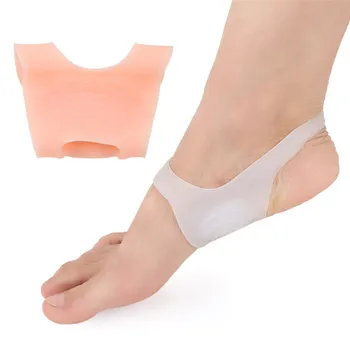 

1Pair Silicone Soft Heel Cushions Inserts For Shoes Woman Soft Insole Foot Heel Pad Soft Pad 2Colors
