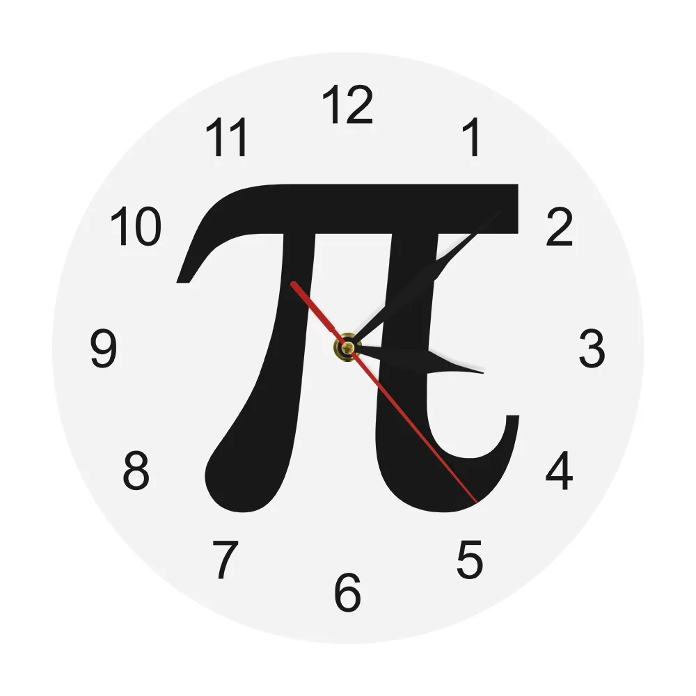 Креативные Pi математические числа Настенные часы число Пи гик ботаник математические шикарные настенные часы для любителей математики