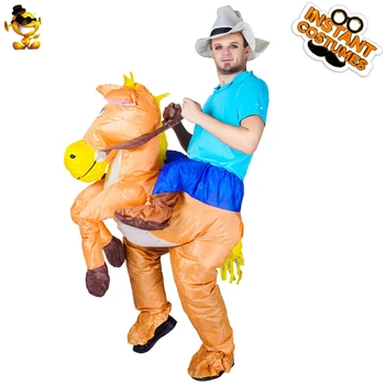 

Halloween Inflatable Horse Riding Roleplay Costume Man Inflatable Centaur Lyjenny Fancy Dress for Party Costume