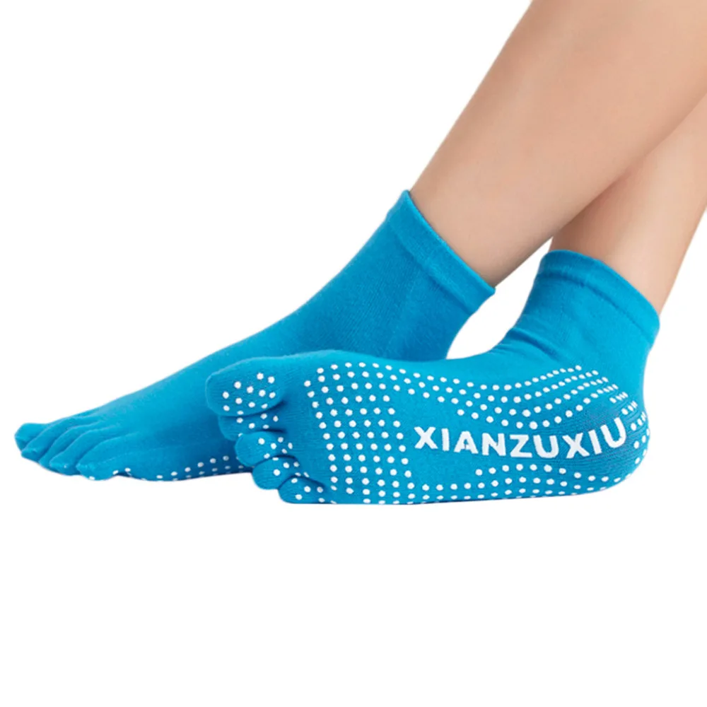 Women Five toe Yoga Gym Dance Sport Exercise Non Slip Massage Fitness