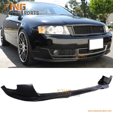 For 2002 2003 2004 2005 Audi A4 B6 Poly Urethane Front Bumper Lip Spoiler Bodykit PU