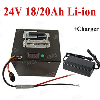 

24v 20ah 18ah lithium electric bike battery buile-in BMS for wheelchair scooter bike Monitoring 350w 500w motor+2A Charger