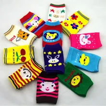 Мультфильм Детские kneelet коленная чашечка Носки для девочек грелка ноги малыша колено налокотники Дети Рождественские подарки