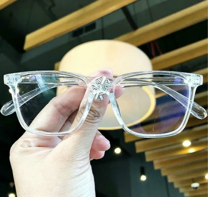 

New Fashion Women Glasses Frame Men Transparent Eyeglasses Frame Vintage Square Clear Lens Glasses Optical Spectacle Frame