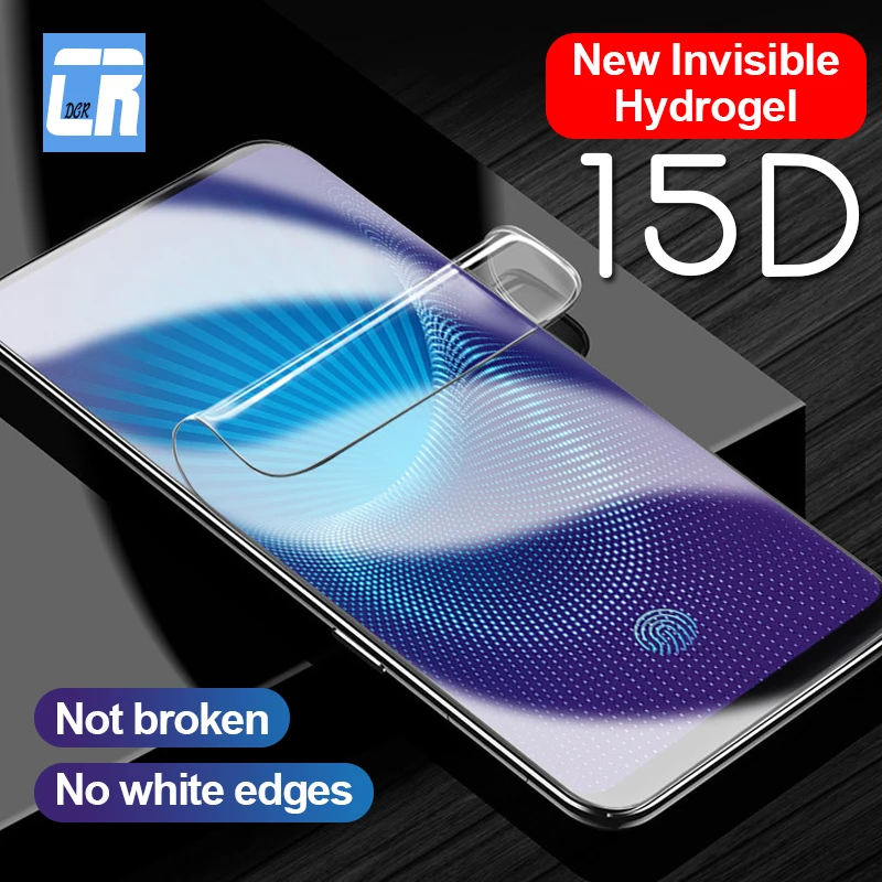 Гидрогелевая пленка 15D для OPPO Reno 2Z R17 F11 Pro F5 F3 Find X3 R15 R11S R9S Plus F7 | Мобильные телефоны и