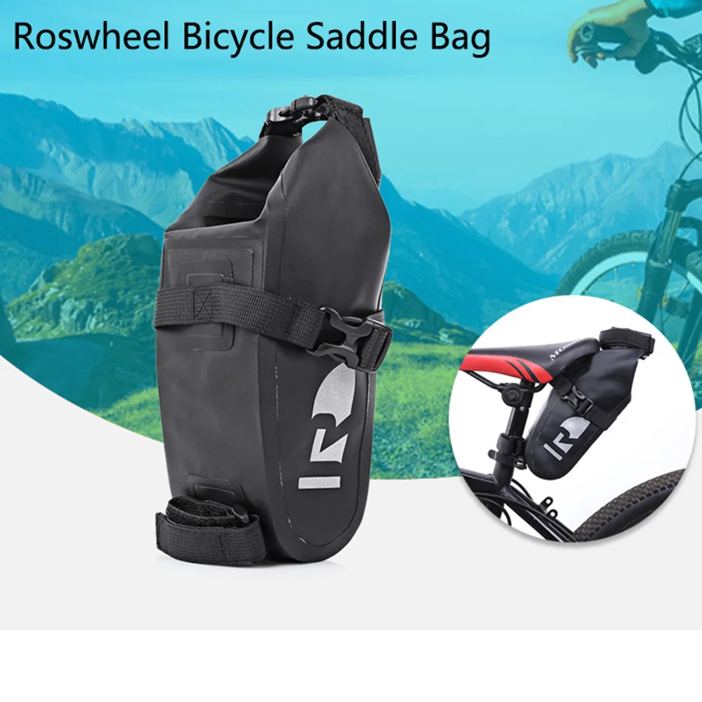 Bicycle Cycling Bags Panniers Full Waterproof PVC Rear Tail Saddle Bags