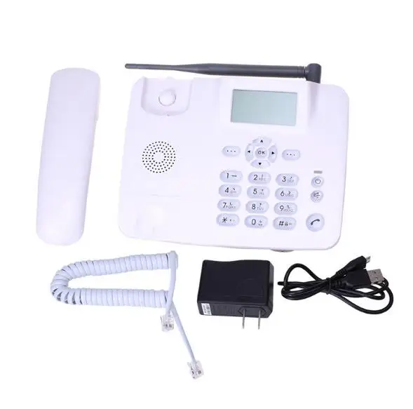 GSM 850/900/1800/1900 МГц фиксированный беспроводной телефон с FM поддержкой для дома|fixed