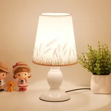 Настольная лампа с зеленым абажуром E27, лампа для детской комнаты, для спальни, тумбочка для дома, настольная лампа для дома, декоративная маленькая настольная лампа, Современная прикроватная лампа