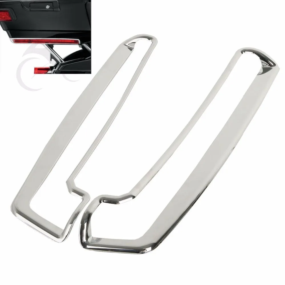 

A Pair New Tour-Pak Side Marker Light Trim For Harley Tri Electra Glide Model 14-later 2014-2018