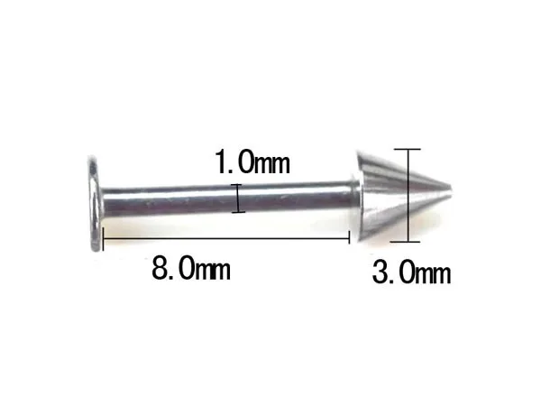 Body Piercing Jewelry Silver Color Stainless Steel Piercing Bar Ring 5pcs/lot