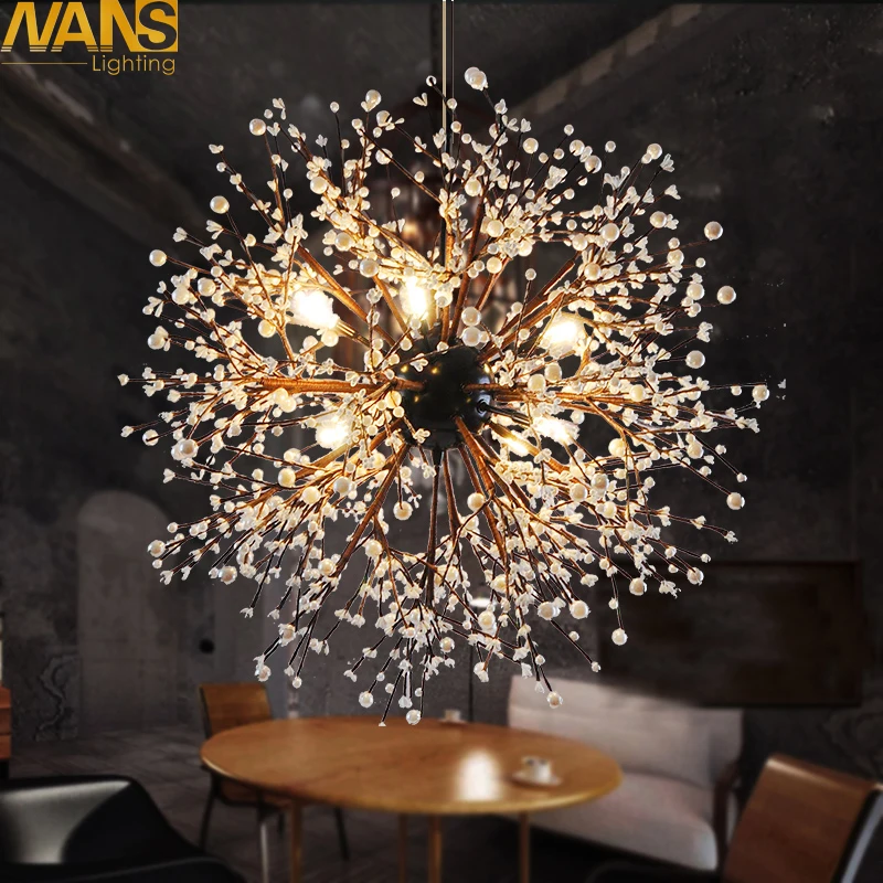 nans 8 pcs lights chandeliers firework led vintage wrought 3 inch can lights led