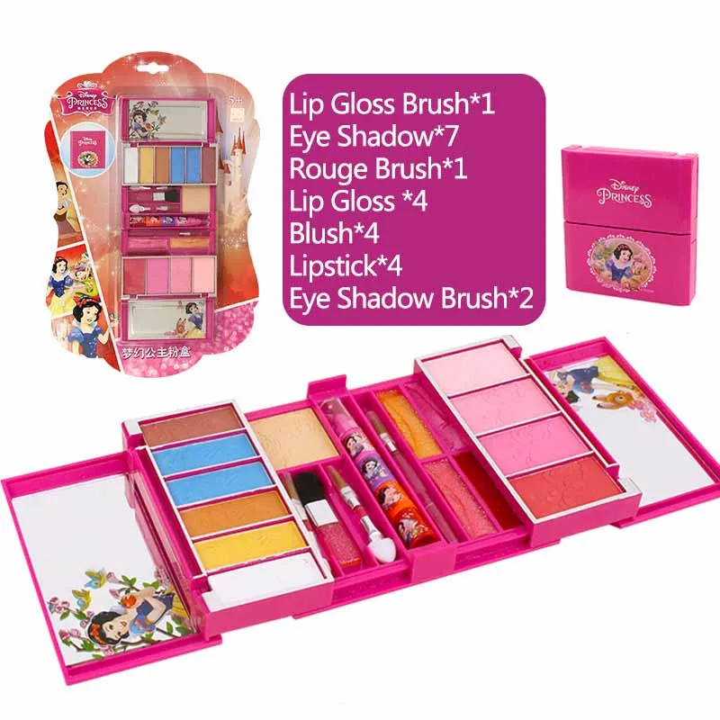 2018 Disney Children's Cosmetics Princess Makeup Box Set Frozen Girl Safety Toy Party Pretend Play Princess Toy Birthday Gift 2018 Disney Children's Cosmetics Princess Makeup Box Set Frozen Girl Safety Toy Party Pretend Play Princess Toy Birthday Gift