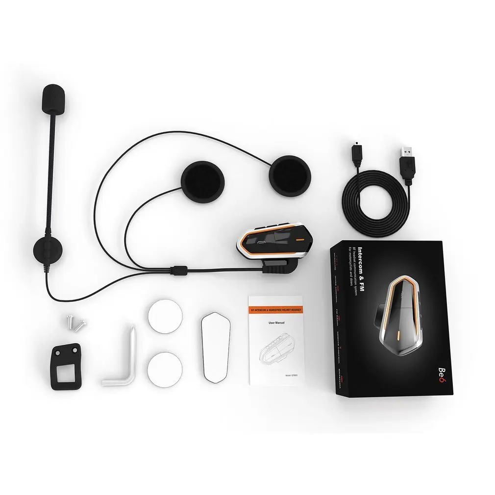 

Motorcycle Helmet Walkie-talkie Brand New Private Mode Wireless Fm Walkie-talkie