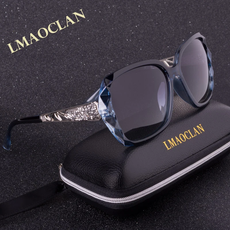Goede Gepolariseerde Zonnebril Vintage Vrouwen Luxe Merk Designer Shades Eyewear Accessoires Oversized Dames Rijden Zonnebril