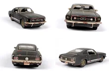 1/24 Scale 1967 Ford Mustang GT Diecast Model Car Toy New In Box Children Gifts Toys Collections Displays