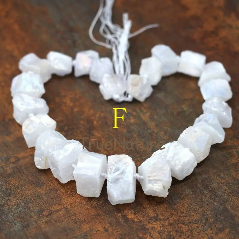 20170926-BE6578- Nugget Beads White Quartz Beads-20mm-25mm-9.13g_6