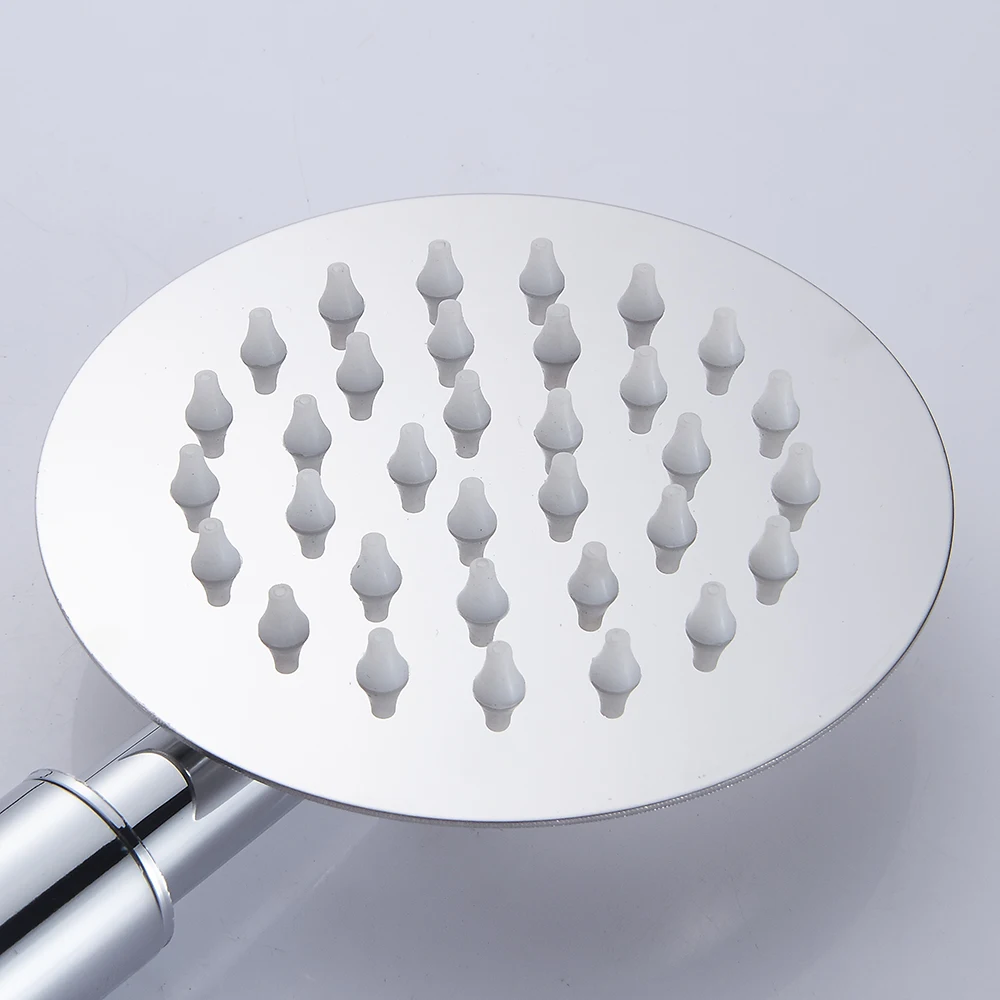EVERSO душевая головка для ванной комнаты высокого давления дождевая насадка для душа набор круглая и квадратная нержавеющая сталь смеситель для ванны хромированный душ