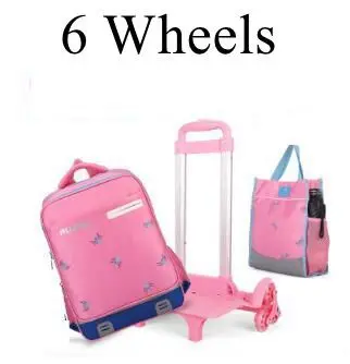 Студенческие Сумки на колесиках, школьные рюкзаки на колесиках для детей, школьный рюкзак на колесиках для девочек, школьная сумка на колесиках
