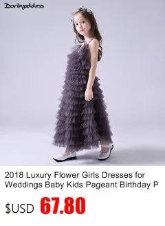 Роскошные платья с цветочным узором для девочек на свадьбу; черный костюм для дня рождения; платье для выпускного вечера для девочек; платье для торжеств с высоким воротником для девочек