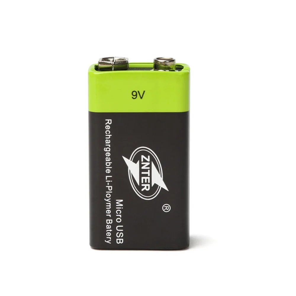

9V 400mAh USB Rechargeable Battery Qaulity Lithium Polymer Battery Bateria Fast Charging Charger Batteries Micro USB Cable Input