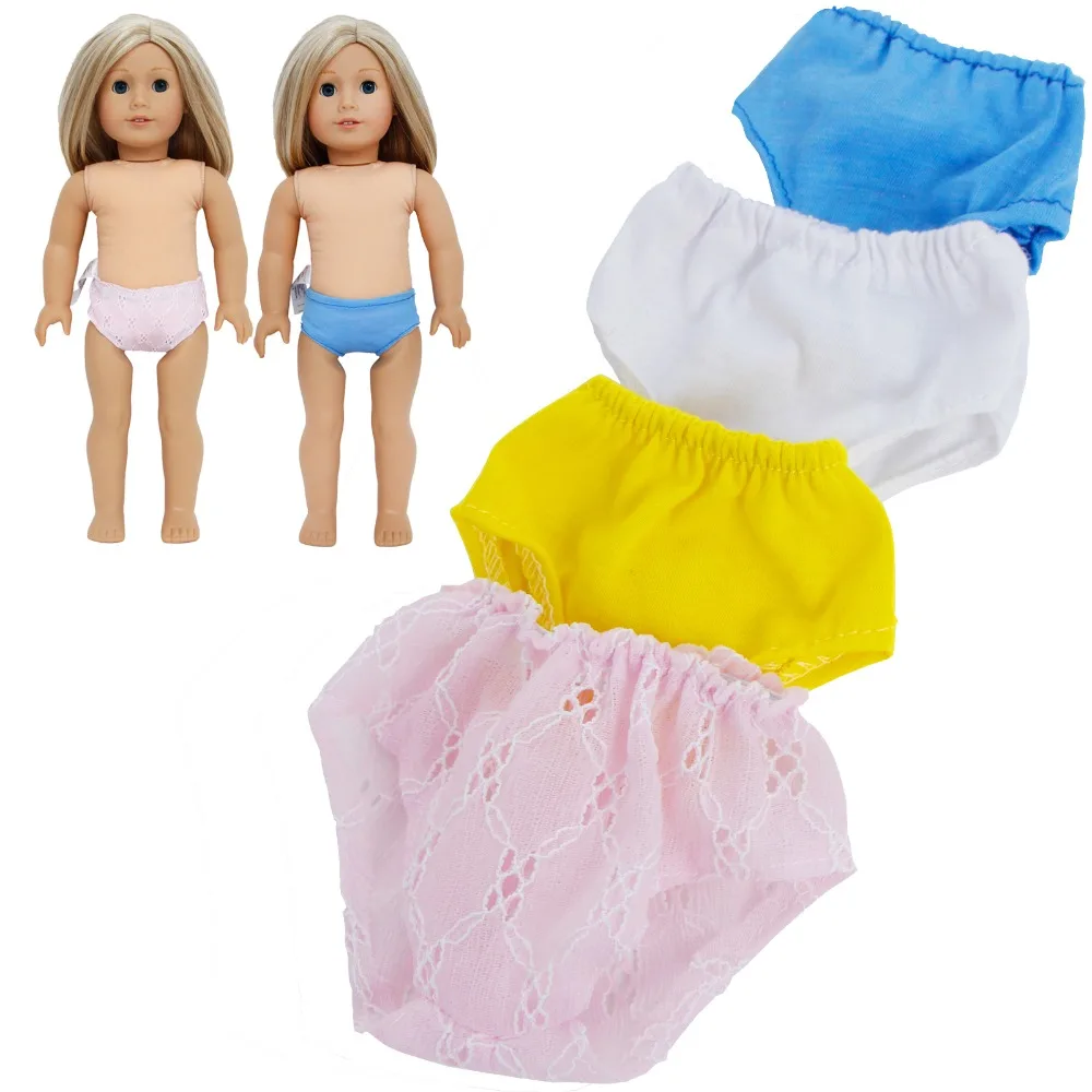 

Handmade Cute 1 PCS Mini Underwear Multicolor Underpants Beach Wear Accessories Clothes For American Doll Baby Birthday Toy