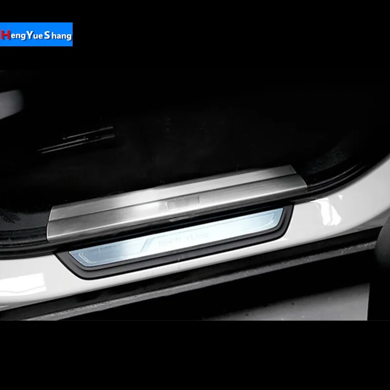 

Car styling For BMW F25 F26 car Refit accessory car Door built-in threshold bar Decorative strip 3D Stickers for BMW X3 X4