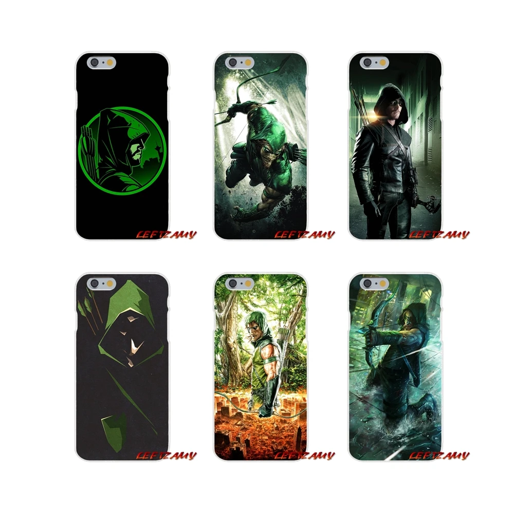 

For Huawei P Smart Mate Y6 Pro P8 P9 P10 Nova P20 Lite Pro Mini 2017 Green Arrow Series Accessories Phone Shell Covers