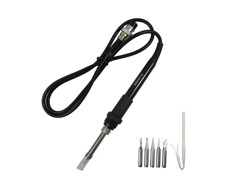 Electric Solder Iron Handle + Solder Tip Soldering Bit for 936 909D BGA soldering stationin