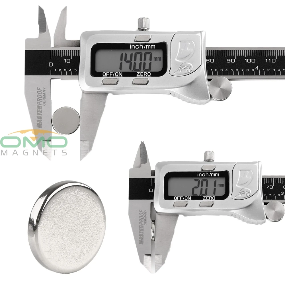 OMO Magnetics 50 шт. N50 Супер Сильные круглые дисковые цилиндрические Магниты