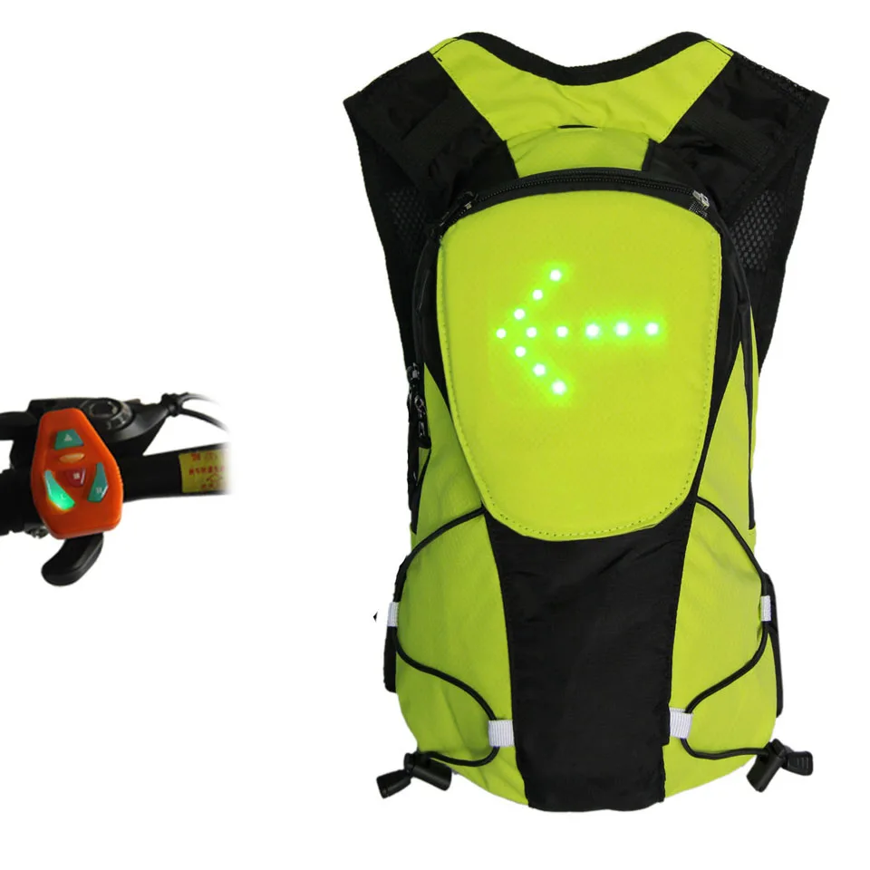

5L Reflective Backpack Bag with Wireless Remote Control Safety LED Backpack Bag for Teenagers Boys Girls Travel Safety Bag