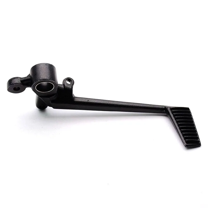 Black&Chrome Motorcycle Aluminum Brake Pedal Foot Brake Lever For Honda