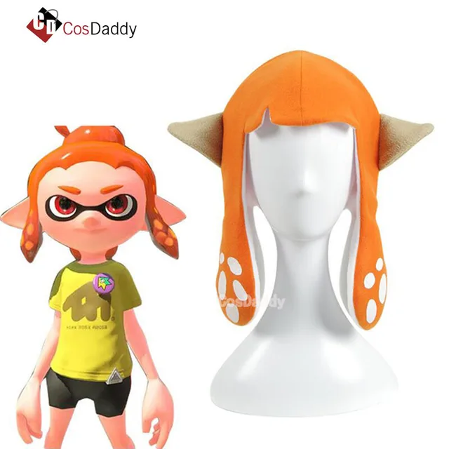 splatoon 2inkling squid cosplay hat party balaclava cap funny halloween costumes accessories gift for adult kids