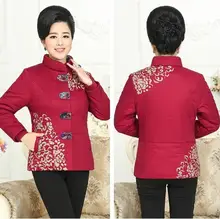 In the elderly women’s winter coat mother loaded down jacket lady thickening coat large code short cotton jacket female