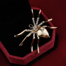 ZOSHI – broche de mariage en cristal, accessoire tendance, broches, araignée, fleur, bijoux, Bijouterie, Corsage, robe, manteau
